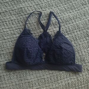 Cotton On Navy Blue Lace Bralette